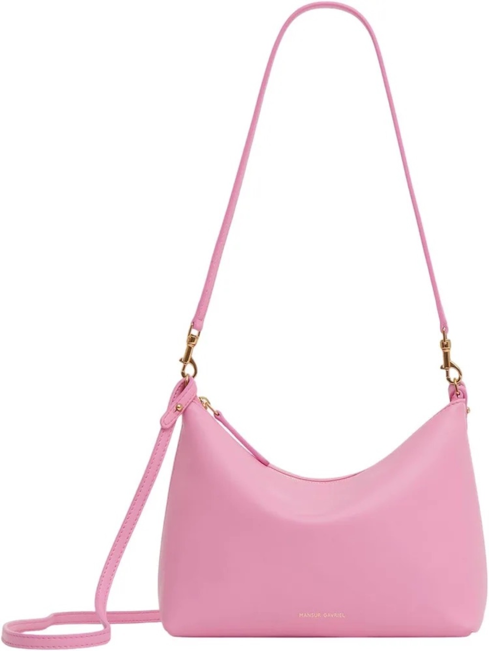 Mansur Gavriel Pink Candy Lambskin Leather Hera Shoulder Bag BNWT